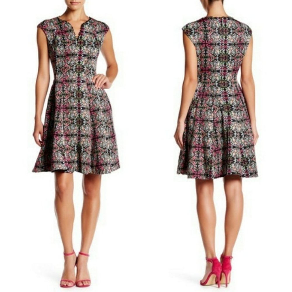 Julia Jordan Fit & Flare Dress (Sz. 10)